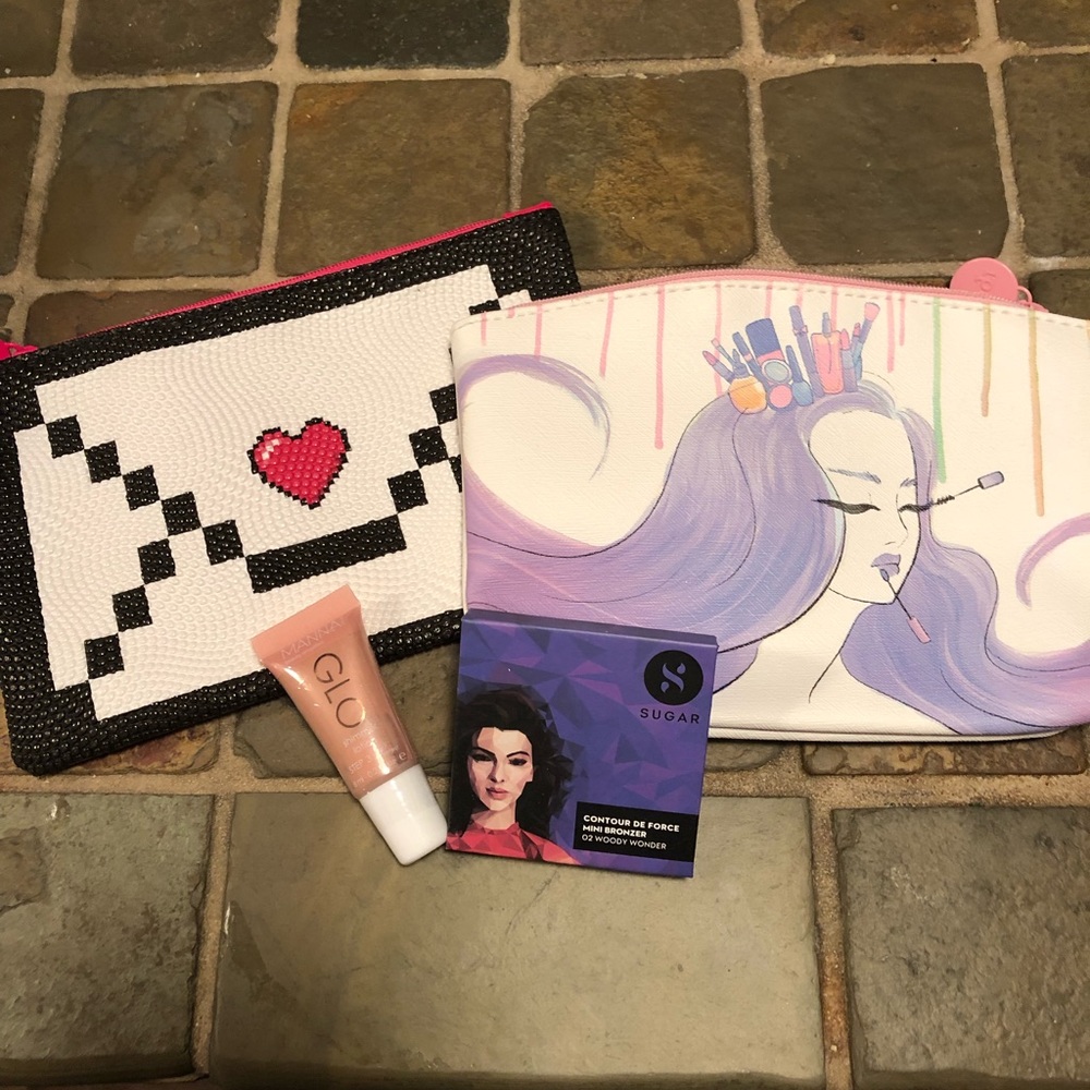 2 Ipsy bags/2 unused amazing products